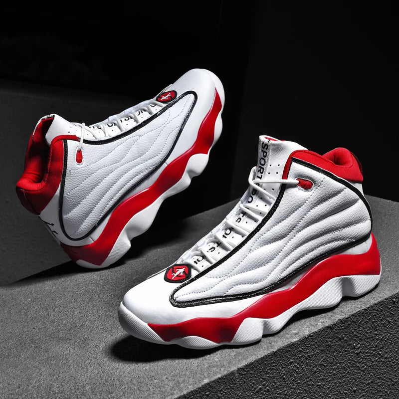 High Quality Mens Fitness Basketball Shoes Basketball Shoes Mens Sneakers Autumn High Top Anti-skid Outdoor Sneakers