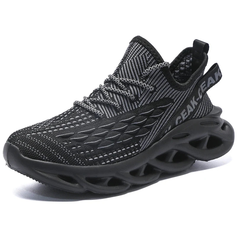 2025 Running Sneakers Newest Breathable Comfort For Men Low Top Large Size Men's Sports Increase Shoes Mesh Jogging Casual
