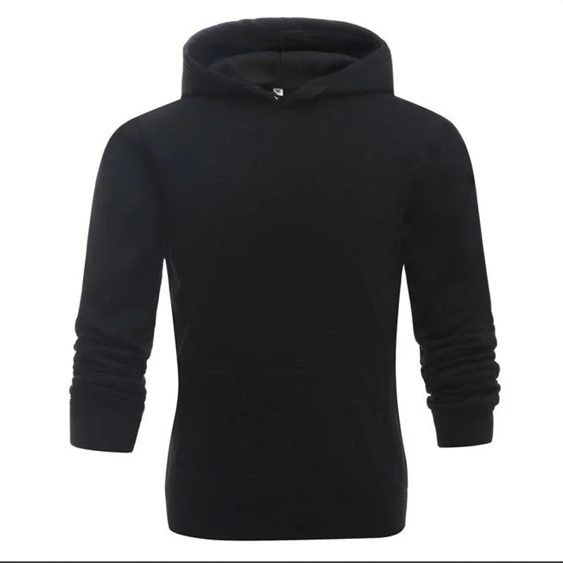 new couple sports style polyester hoodie plus fleece loose hoodie solid color hoodie windproof breathable coat top