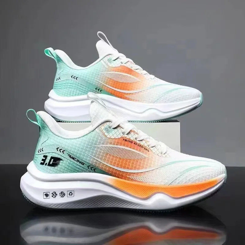 Men's Sneakers Breathable Running Shoes Lightweight Platform Shoes Comfortable Soft Casual Shoes Outdoor Non Slip Tennis Shoe