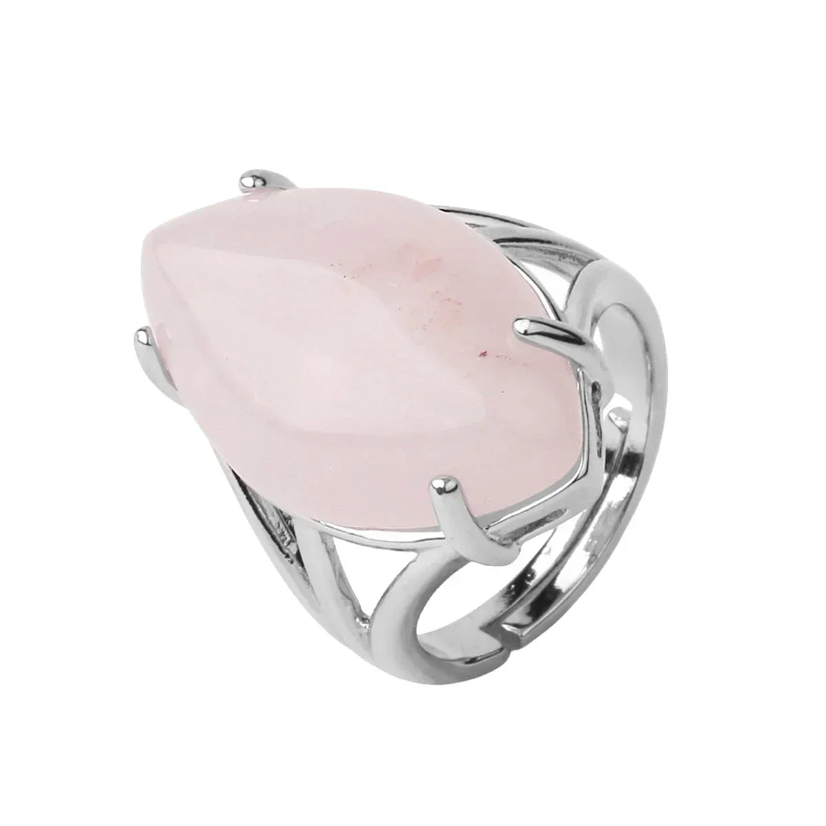Oval Natural Stone Amethyst Ring for Boys Jewellery Women Gift Retro Boho Gothic Anillos Steampunk Style At Halloween party
