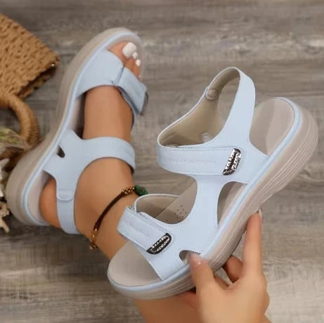 Summer Wedge Sandals for Women New Fashion Non Slip Beach Shoes Woman Lightweight Casual Platform Plus Size Sandals Women