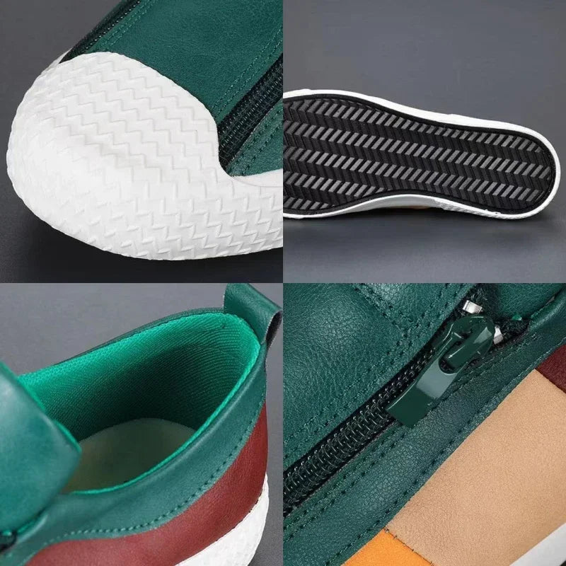 Men's Sneakers High Quality Men Shoes Comfortable Leather Shoes Wear-resistant Plus Size Casual Driving Shoes Hot Sale Moccasins