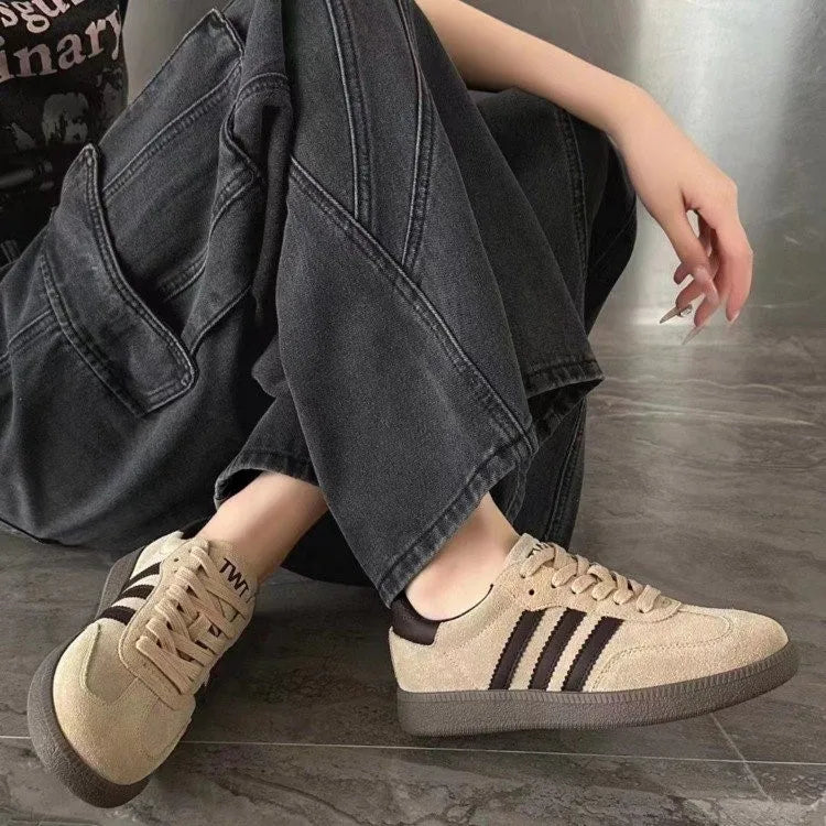 New Fashion Hundred Matching Retro De Training Shoes Women