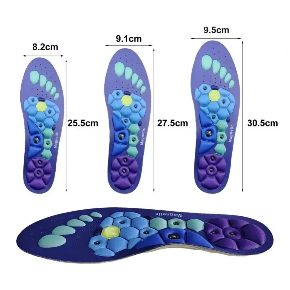 Magnetic Insoles Foot Acupressures Insoles Arch of the EVA Foot Orthopedic Sport Insoles Foot Training Reflexology for Men Women