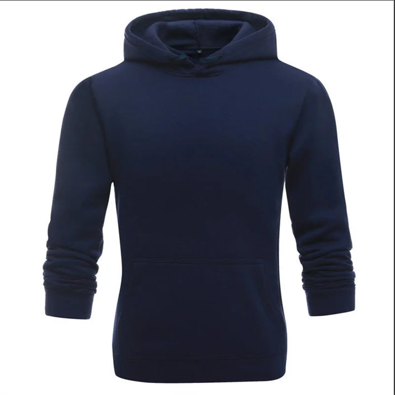 new couple sports style polyester hoodie plus fleece loose hoodie solid color hoodie windproof breathable coat top