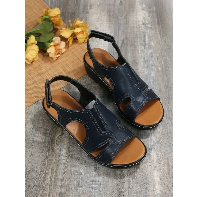 Summer Women Wedge Shoes Orthopedic Sandals Comfort Ladies Shoes Sandalias De Mujer Plus Size Lightweight Beach Sandals