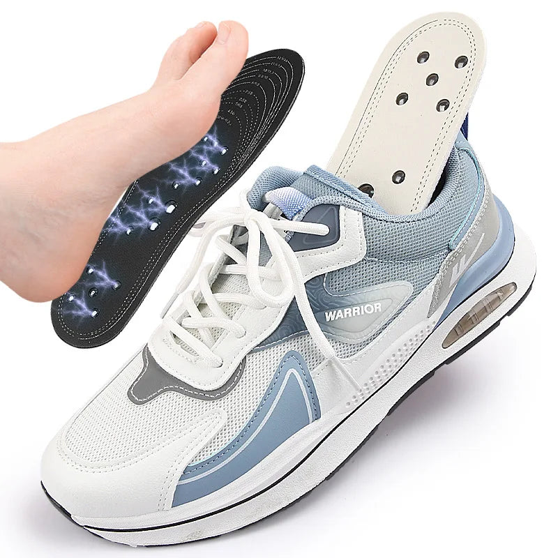 1Pair Magnetic Therapy Massage Insole Foot Acupoint Massage Insole Memory Foam Sole Men women Leg Fatigue Relief Shoe Insoles