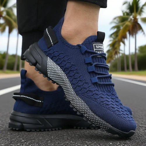 Running Shoes for Men Breathable Outdoor Lightweight Sneakers Man Designer Mesh Sneaker Lace-Up Male Athletic Training Footwear
