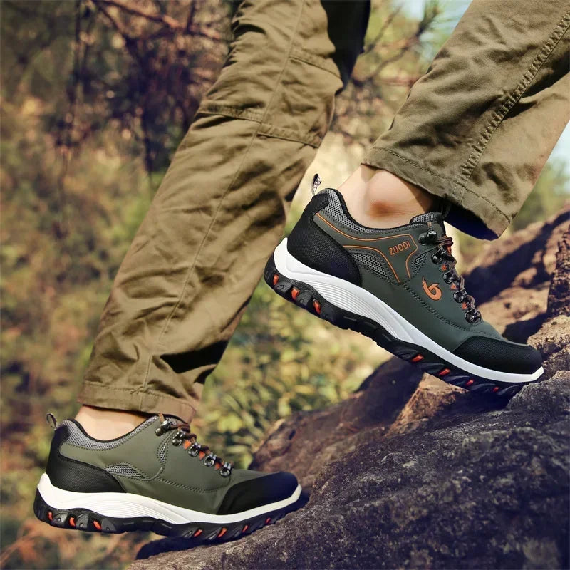 New Men's 38-48 Large Outdoor Hiking, Mountaineering, Camping, Running, Jogging Shoes, Waterproof and Anti-slip Fashion Shoes