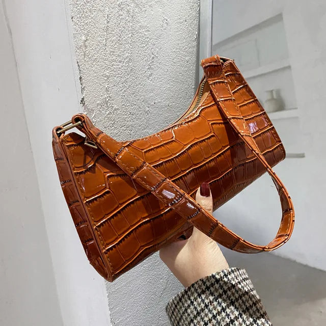 Fashion Exquisite Shopping Bag Retro Casual Women Totes Shoulder Bags Female Leather Solid Color Chain Handbag for Women сумка