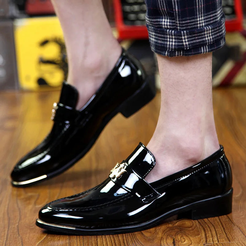 Luxury Italian Dress Shoes Man Oxfords Leather Casual Business Shoes Men Office Shoes Fashion Wedding Formal Shoes for Men 2024