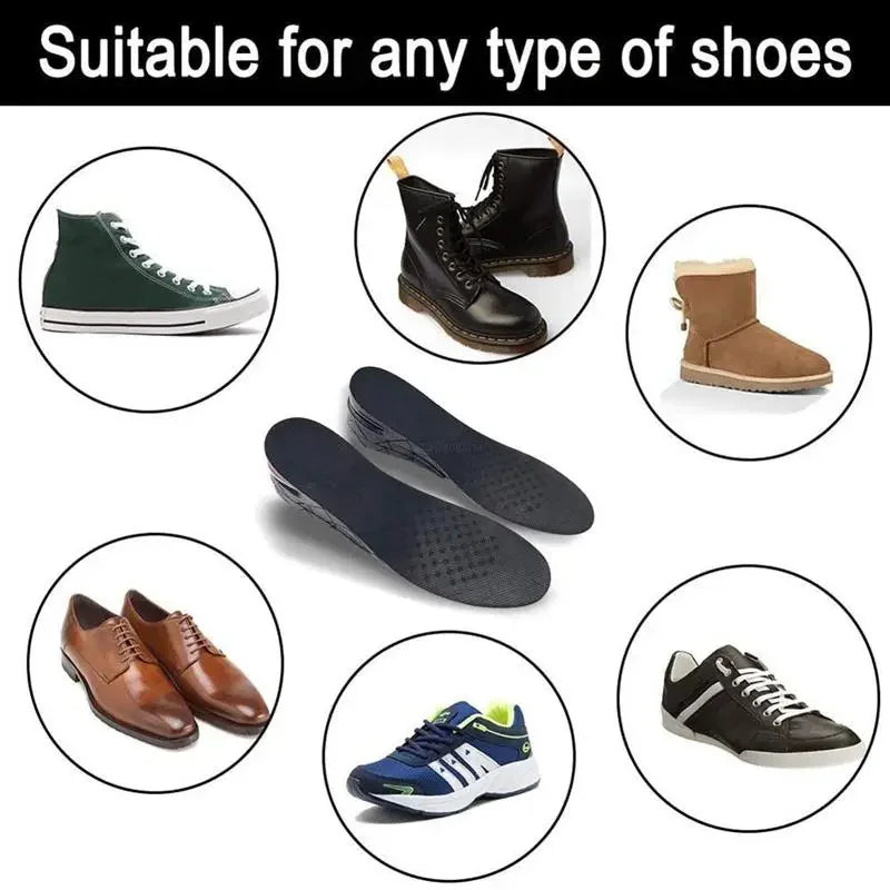 Height Increase Insole Air Cushion Elevator Shoe Insole Lifts Kits Inserts 3-9cm Variable Height Shoe InsolesAir Shock Absorbing