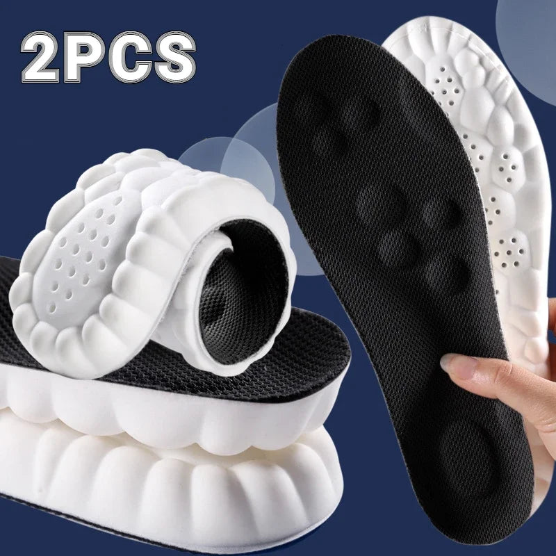 4D Massage Super Soft  Insole Running Orthopedic Inserts