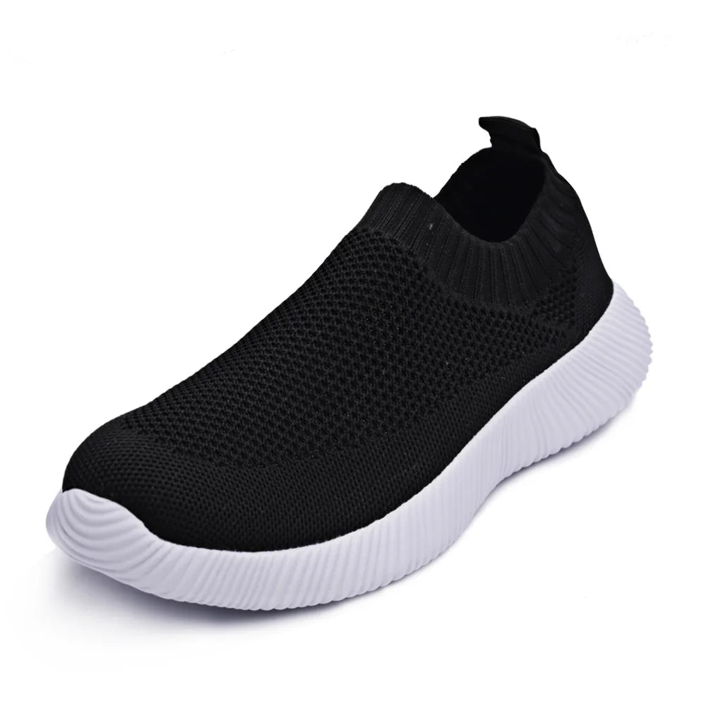 Knitting Sock Sneakers Flat Casual Breathable Sneakers Flats Shoes