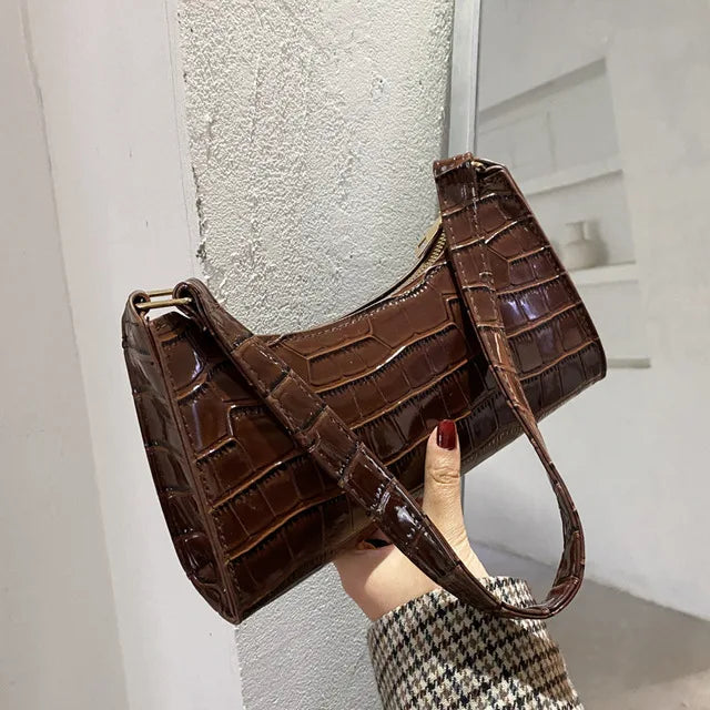 Fashion Exquisite Shopping Bag Retro Casual Women Totes Shoulder Bags Female Leather Solid Color Chain Handbag for Women сумка