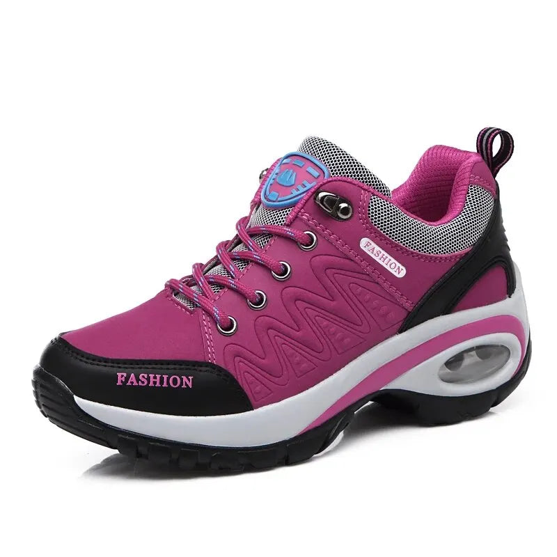Comfortable Breathable Platform Shoes Fashion Lace Up Female Casual Shoes
