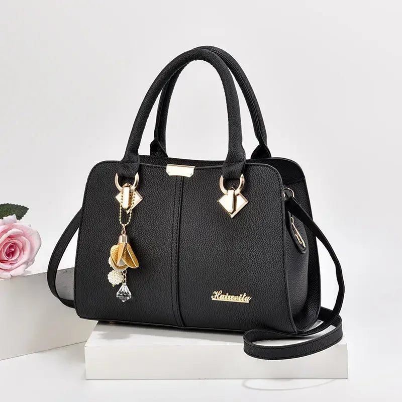 New Woman Shoulder Bag Large Capacity Handbag for Women Crossbody Bag PU Portable Bucket Bag Ladies Messenger Bags Tote Bags