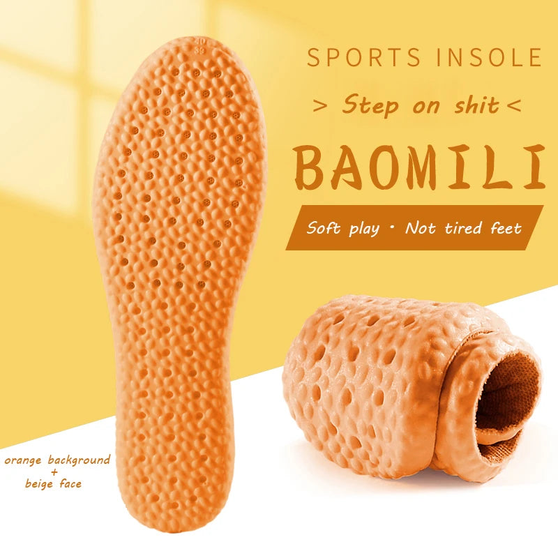 1Pair Sports Shoes Insole Comfortable Plantar Fasciitis Insoles for Feet Men Women Orthopedic Shoe Sole Running Accessories