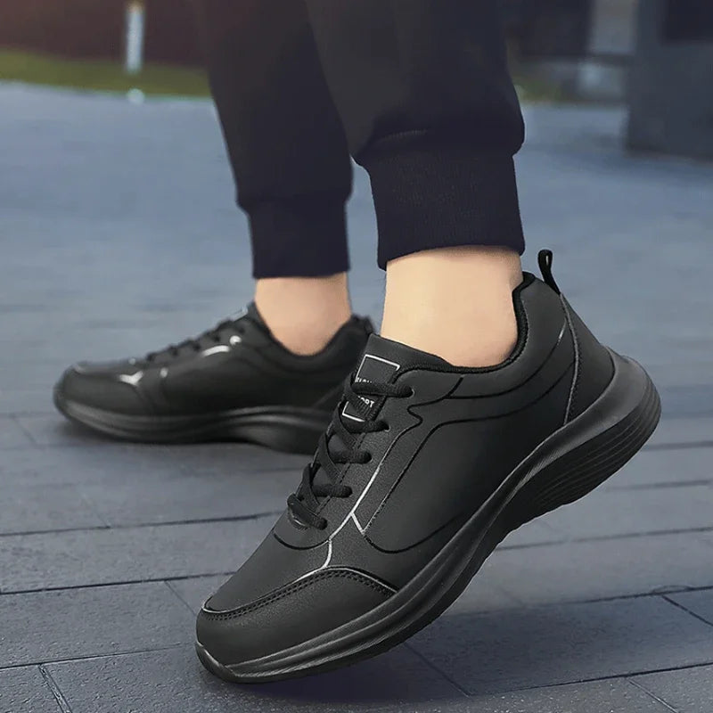 Men's Sneakers Lightweight Running Shoes New Breathable Non-slip Casual Shoes Lace Up Soft Men Walking Shoes Outdoor Tennis Shoe