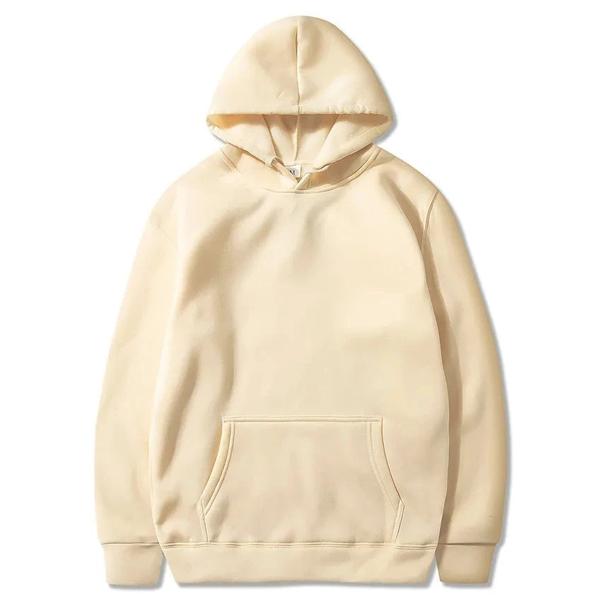 Fashion Men's Hoodie Casual Hoodies Pullovers Sweatshirts Men's Top Solid Color Hoodies Sweatshirt Male