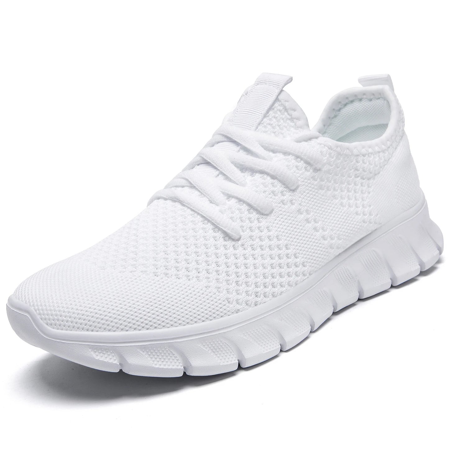 Men's Breathable Vulcanize Shoes Lightweight Running Walking Shoe Lace-up Anti-slip Casual Sneakers Zapatillas de Hombre Size 36