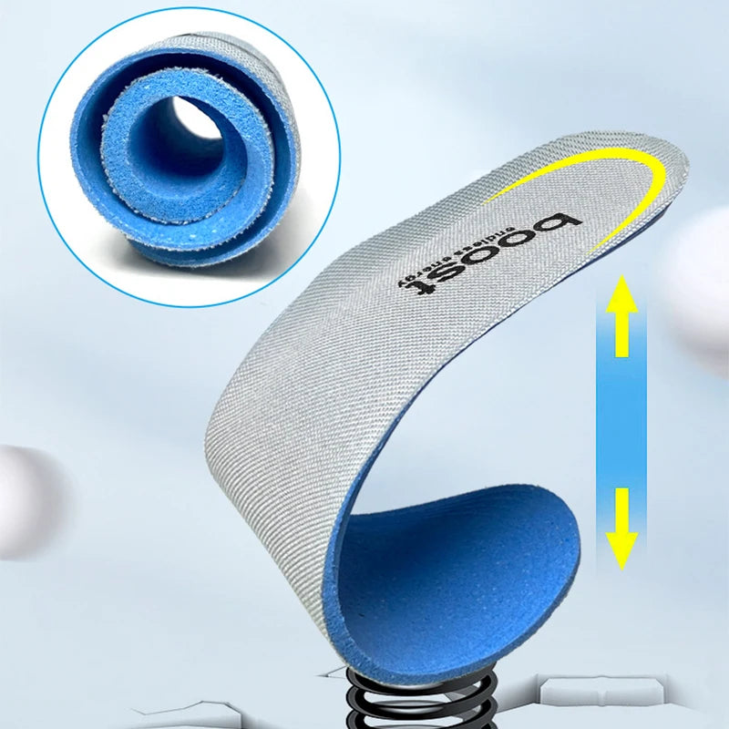 1 Pair Breathable Sweat Men and Women Insoles For Sneakers Sports Shock Insoles Stretch Breathable Deodorant Running Cushion