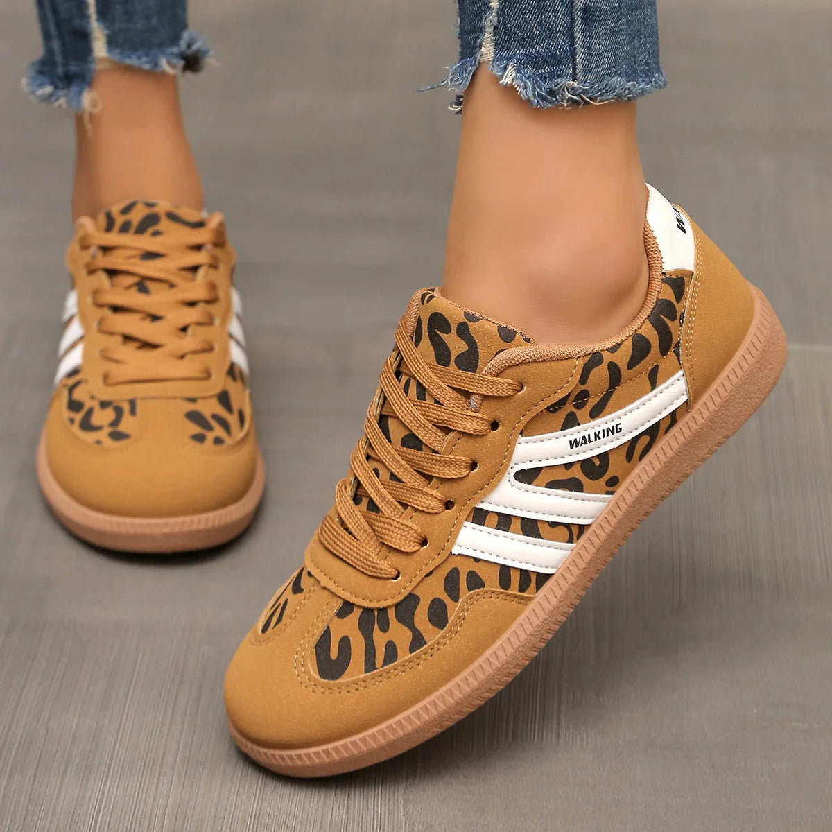 Spring New Luxury Flat Loafers Comfortable Slip on Soft Female Sneakers