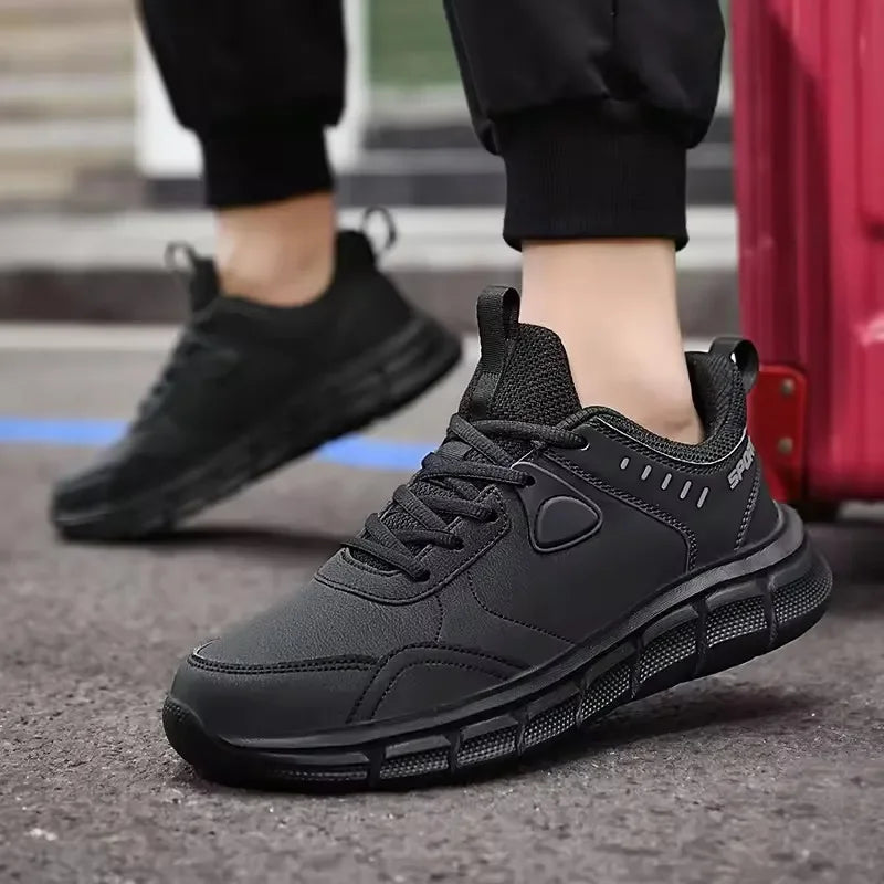 Men Waterproof Athletic Sneakers Breathable Comfortable Casual Sneaker Ear-resistant Non Slip Walking Men Shoes Tenis Masculino