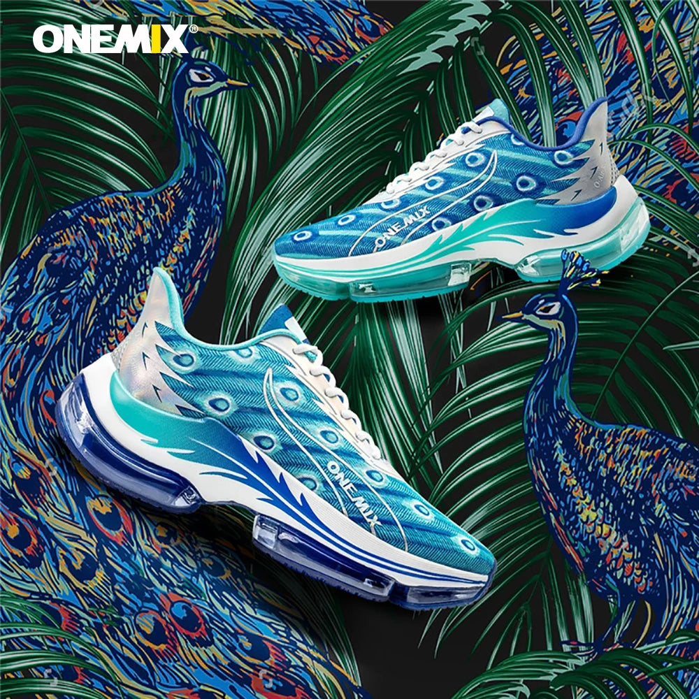 Air Cushion Athletic Couple Trainers Sport Jogging Shoes