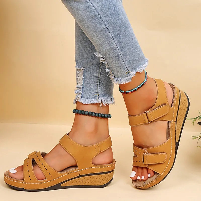 Summer Women Shoes Sandals Soft Sandals Woman Party Shoes For Women Wedge Walking Shoes Beach Women Sandal Female Footwear