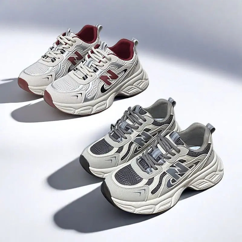 New Fashion Low Top Breathable Clunky Sneakers