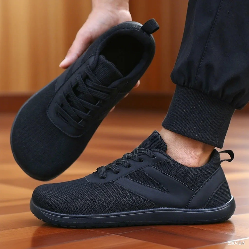 Mesh Barefoot Shoes Men's Wide Toe Minimalist Sneakers Lightweight Breathable Casual Shoes Designer Running Shoe Casual Sneakers