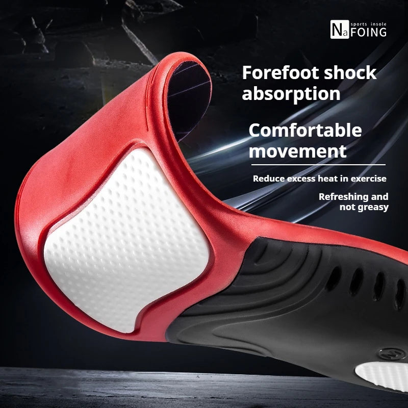 1Pair Flat foot Orthopedic insoles men womenarch support sports insoles Silicone shock absorbing sole Plantar Fasciitis Insoles