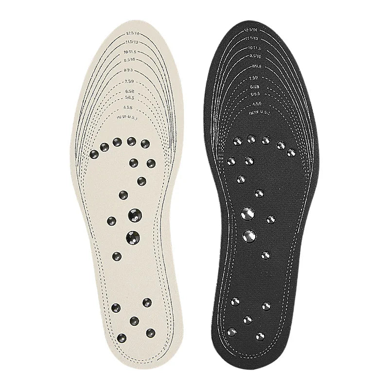 1Pair Magnetic Therapy Massage Insole Foot Acupoint Massage Insole Memory Foam Sole Men women Leg Fatigue Relief Shoe Insoles
