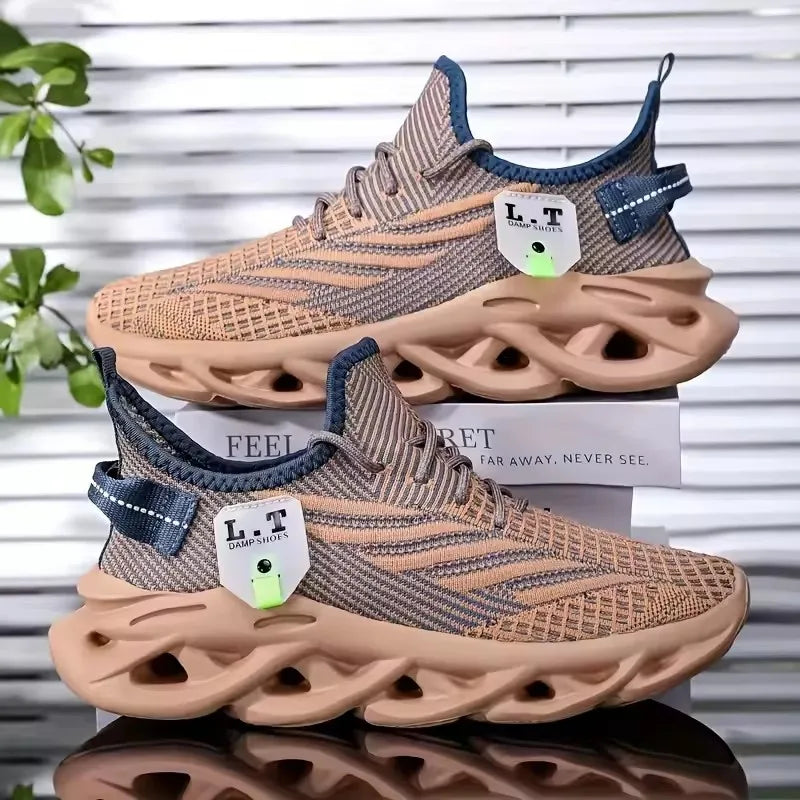 Summer Sneakers for Men Breathable Comfortablen Mesh Casual Running Shoes Outdoor Lightweight Luxury Casual Tennis Sneaker