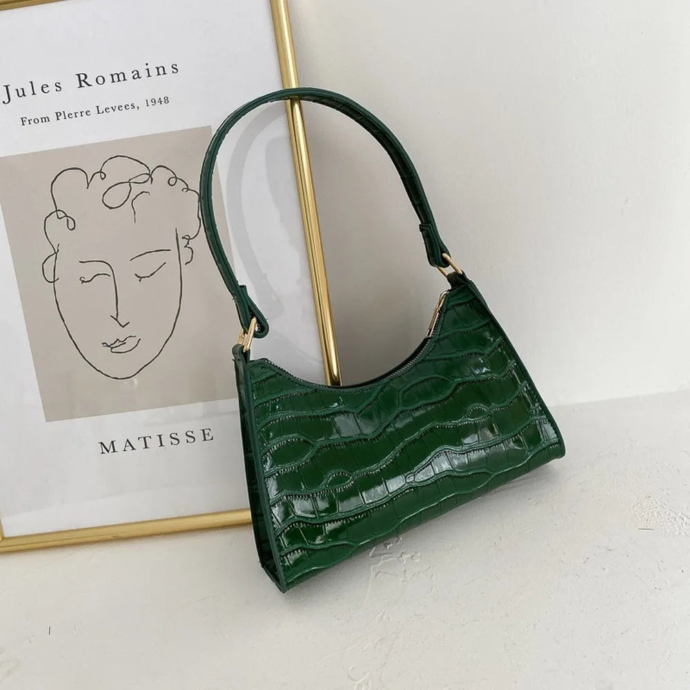 Fashion Exquisite Shopping Bag Retro Casual Women Totes Shoulder Bags Female Leather Solid Color Chain Handbag for Women сумка