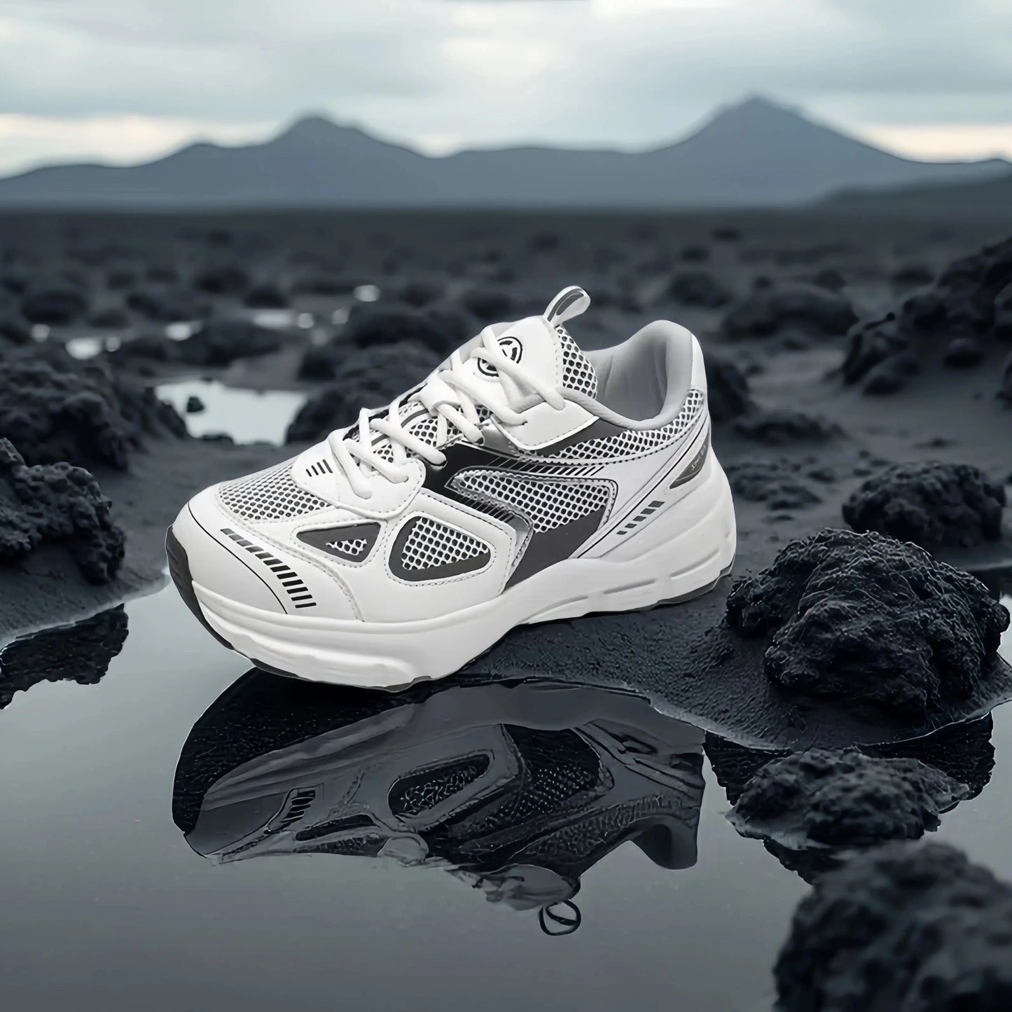 Women's Luxary Chunky Sneakers 2025 trend Fashion Mesh Breathable Shoes for Men Sports Running Casual Ladies Fitness Vulcanize