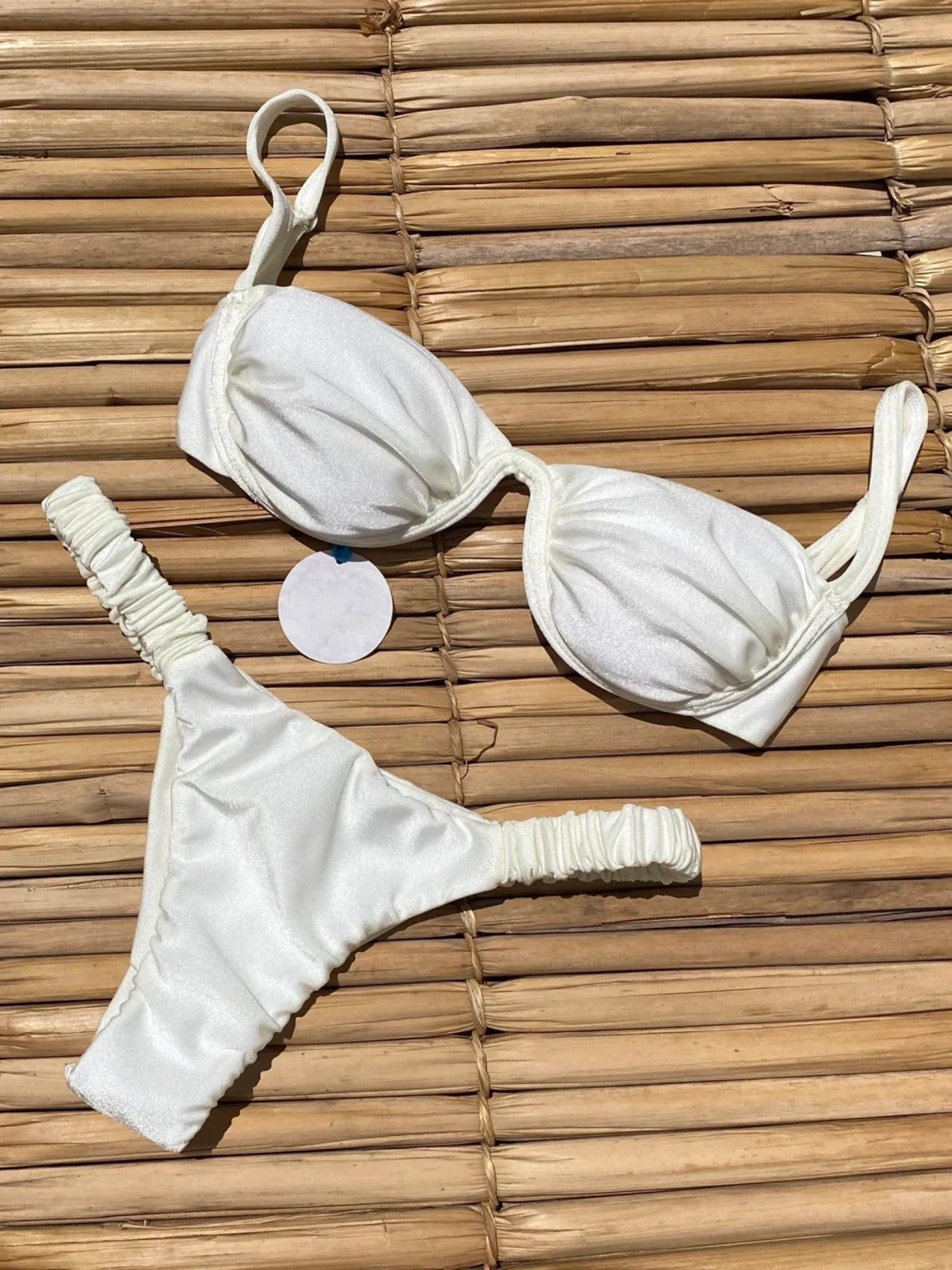 Push Up Bikini Sexy Women Swimsuit Female Swimwear Sexy Bikini Set Brazilian Swimming Suit Solid Shiny Beachwear