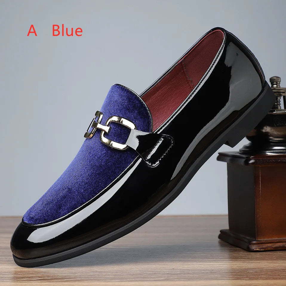 Novel Designer Suede Green Brwon Black Pointed Wedding Oxford Shoes Men Casual Loafers Formal Dress Footwear Zapatos Hombre