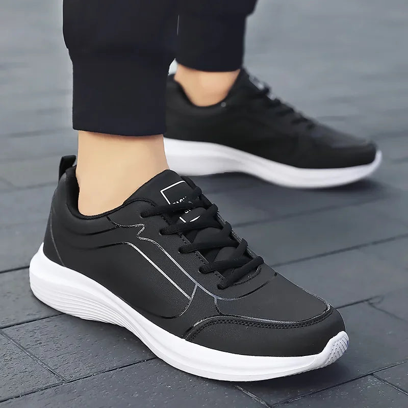Men's Sneakers Lightweight Running Shoes New Breathable Non-slip Casual Shoes Lace Up Soft Men Walking Shoes Outdoor Tennis Shoe