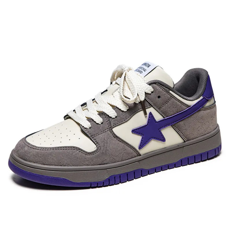 Fashionable men's and women's sports sneakers, breathable casual sneakers, rubber outsole, outdoor street large size