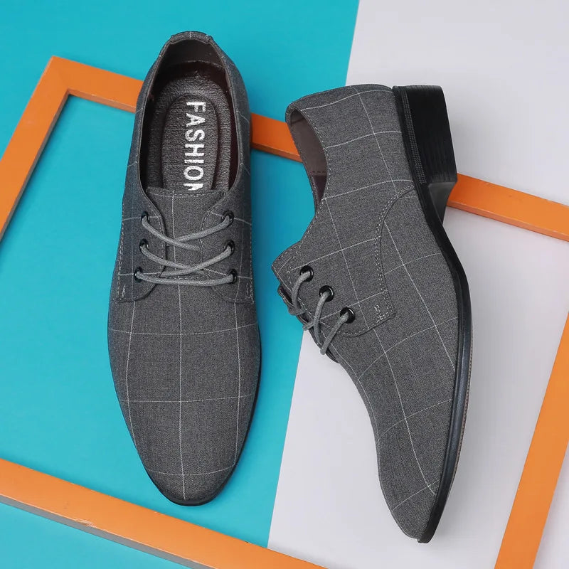 Men Luxury Business Oxfords Leather Shoes Breathable Formal Dress Shoes Male Office Wedding Flats Rubber Footwear Mocassin Homme