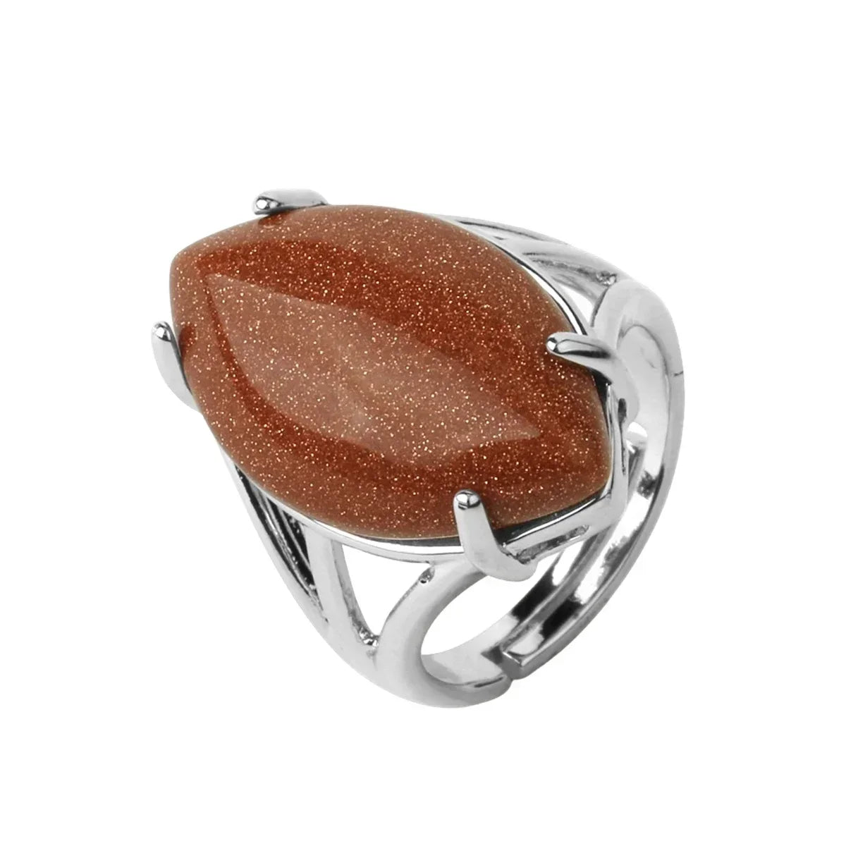 Oval Natural Stone Amethyst Ring for Boys Jewellery Women Gift Retro Boho Gothic Anillos Steampunk Style At Halloween party