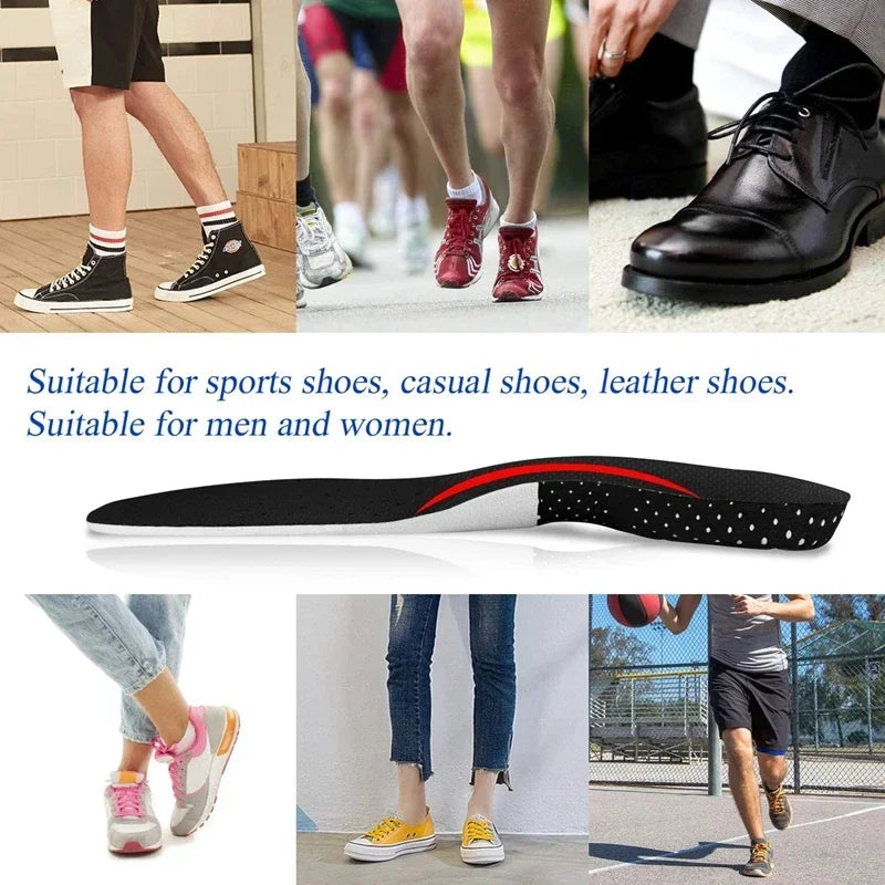 Orthopedic Insoles for Man Women Memory Foam Cushion Gel Insole Silicone Arch Support Pads Running Gel Insole Insert Buffer