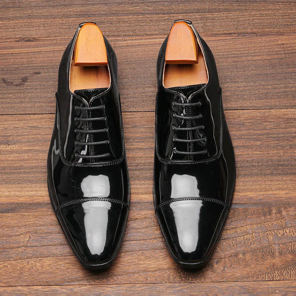 Fashionable comfortable social men's shoes Oxford gentlemen's formal men dress shoes