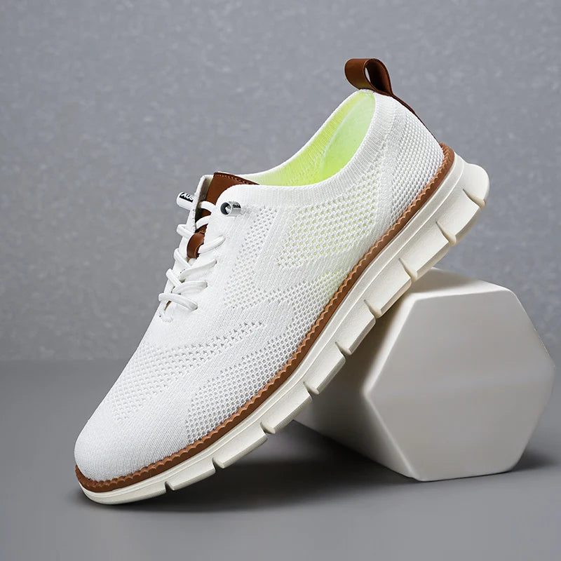 Summer men's Casual Shoes,Driving,Hiking,Wear-Resistant,Knitted Mesh,Breathable,lightweight, Color Matching Design,Sports Shoes