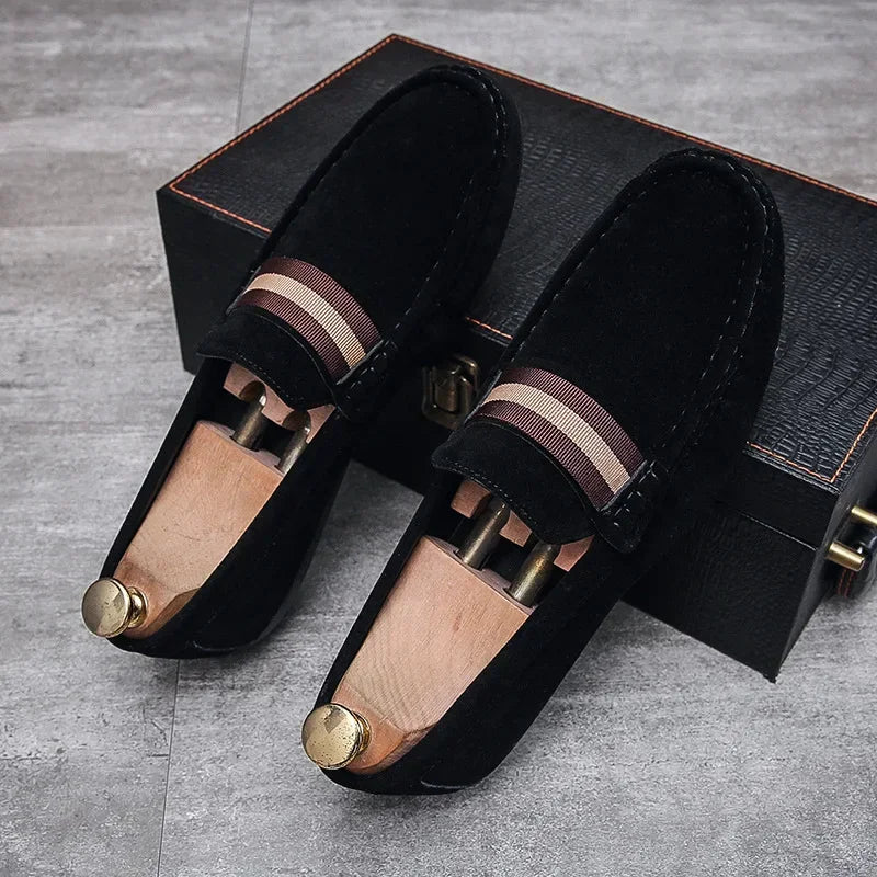 Tênis Brand Men Shoes New Men Casual Shoes Allmatch Loafer Shoe Men Fashion Business Shoe Fashion Soft Sole Social Shoe 2024