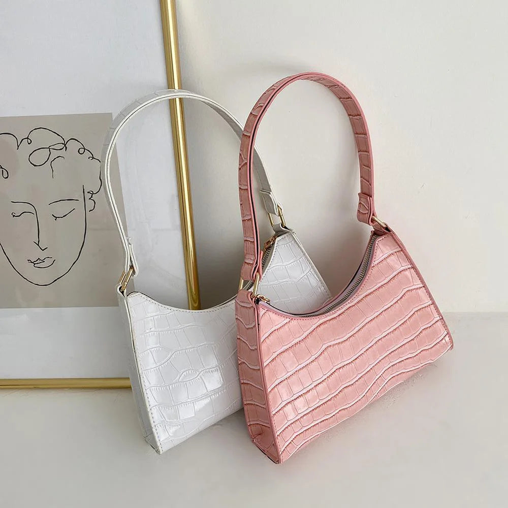 Fashion Exquisite Shopping Bag Retro Casual Women Totes Shoulder Bags Female Leather Solid Color Chain Handbag for Women сумка