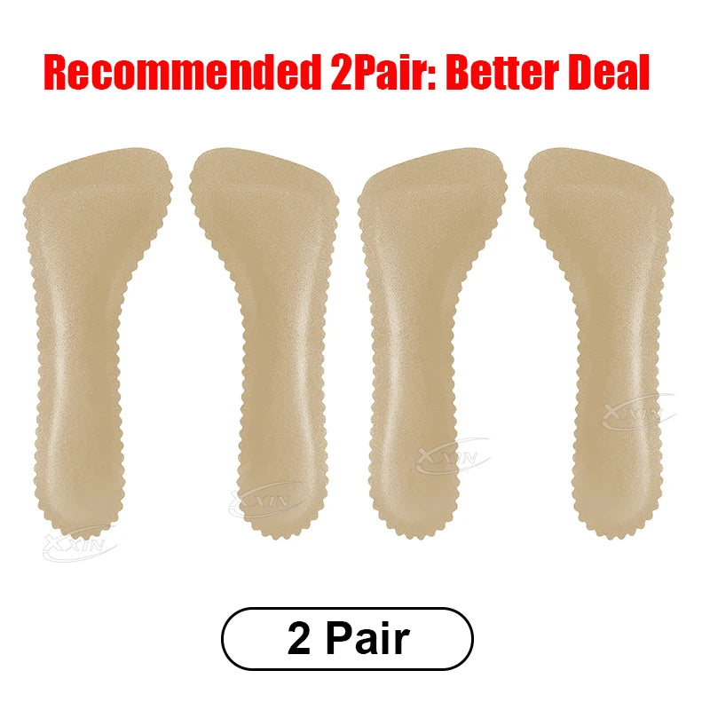 【Xxin】1pair/2pair Sandal Insoles Women absorbent High Heels Insoles Women Insole Non-slip Latex Insoles For Shoes size35-40
